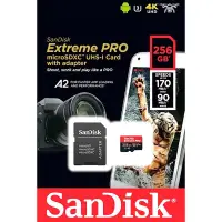 在飛比找蝦皮購物優惠-SANDISK EXTREME PRO TF 256G 26