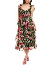 Julia Jordan Chiffon A-Line Dress
