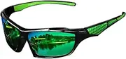 Men's Sunglasses Polarized Polarized Sunglasses Running Fishing Driving Sun Glasses with UV Protection Comfortable Lightweight Frame Sport Eyeglasses for Driving Fishing Running Cycling