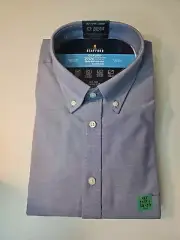 Men's Stafford Big & Tall Coolmax Oxford - Deep Ultramarine- XLT - NWT
