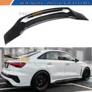 For 2022-25 Audi A3 S3 RS3 8Y Sedan Gloss Black RT Style Duckbilll Trunk Spoiler (for: Audi)