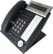 Panasonic KX-NT343-B Black Backlit Display VoIP Phone - 2 phones