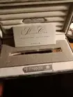 Parker Duofold Ballpoint Pen Black & Gold New In Original Large Box Logo *