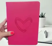 Resilient AF Hot Pink Leatherette Lined Journal Notebook