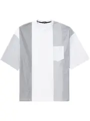 [COMME des GARCONS HOMME] 棉質平紋針織條紋 T 卹