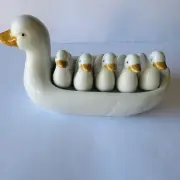 Ceramic Made in Japan Duck Chopstick Holder