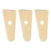 3pcs Pottery Ribs 11.7cm x 5.5cm Wooden Clay Ceramic Sculpting Tools