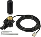 VHF/UHF Mobile Antenna Lip Mount Bracket 5m RG58 Cable for Ham/CB/GMRS Car Radio