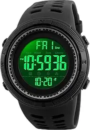 [SKMEI] 1251 Men Sport Digital Wristwatch Fashion Design Waterproof Multi Functions Alarm Stopwatch Waterproof 50M