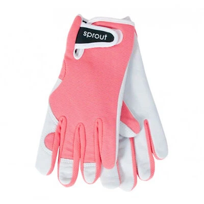 Annabel Trends - Sprout Coral Pink Ladies Goatskin Gloves | Garden House - OSFA