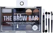 Uncommon Cosmetics The Brow Bar - All-in-One Kit with Variety of Ultra-Pigmented Shades - Eyebrow Gel, Brow Wax and 16 Brow Powders - 21 Pc Gift Set