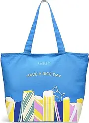 RADLEY London Responsible Large Ziptop Reusable Recycled Canvas Tote