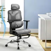 Artiss Ergonomic Office Chair Mesh Chairs High Back Grey