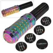 NRG Stealth Adjustable Shift Knob FOR Honda Acura M10 X 1.5 Thread Neo Chrome