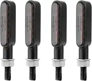 Motorcycle Indicators Turning For Y&AMAHA Motorcycle Turn Light Indicator 12V 8mm LED Turn Signals Indicator Blinker Lights 3LED 6LED(6LED-4 Pcs)