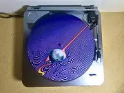Custom Vinyl Record Player 12” Slipmat DJ Pad “Tame Impala - Currents”