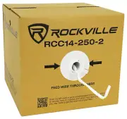 Rockville RCC14-250-2 CL2 Rated 14 AWG 250' CCA Speaker Wire In Wall Ceiling 70V