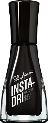 Sally Hansen Insta-Dri Nail Polish, Back to Black