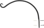 7Penn Hanging Plant Bracket 1-Pack Curved 14in Plant Hook Wall Plant Hanger, Windchime Hanger, Bird Feeder Hook