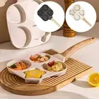 Cast Iron Frying Pan Non-stick Breakfast Shape Frying Pan Griddle Plate Fry Pan