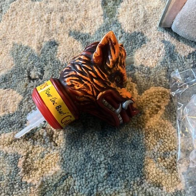 Gordon's Gin Pour the Boar Head Bottle Pourer Stopper 4.5" Boar's Head Bar Promo