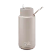 Ceramic Reusable Bottle - - 1L Moon Dust - frank green