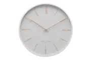 MAYA 30cm White Silent Wall Clock by One Six Eight London