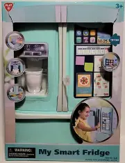 PLAY My Smart Fridge (15 × 11 x 4 inch) Pretend Playset Refrigerator Toy