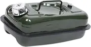 Motorcycle Seat Fuel Can Tank Multipurpose Practical with Handle Oil Liquid Canister Fuel Container Oil Petrol Storage Barrel, 5L Aluminum Lid