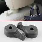 2X Gray Seat Back Hanger Headrest Hook Holder For Bags Goods Universal Car Parts