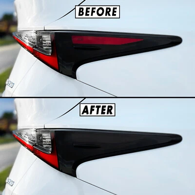 FOR 2021-2024 Lexus IS Tail Light Side Marker SMOKE Precut Vinyl Tint Overlays (for: Lexus)