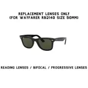 Ray-Ban Wayfarer RB2140 50mm Replacement Lens Reading Glass/Bifocal/Progressive