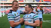 CRONULLA SHARKS NRL RUGBY TEAM POSTER, PENRITH PANTHERS, MELBOURNE STORM EELs