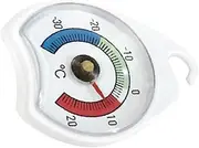 ASAKKURA Fridge Temperature Monitor Practical Analog Food Thermometer for Refrigerators Freezers and Supermarkets Easy to Read Pointer Display Lightweight Design Compact