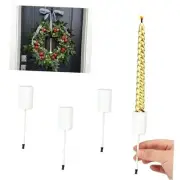 Christmas Candle Holder Set of 4 Candle Tubes Black Candlestick Holders Candle