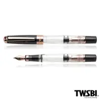 在飛比找誠品線上優惠-TWSBI 鑽石580鋼筆/ 透黑玫瑰金/ F