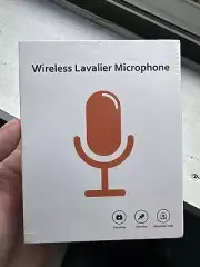 PASABIT Wireless Lavalier Microphone for iPhone iPad, Lapel Mics Plug-Play