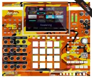 Akai MPC-X SE Skin | Camo Orange | Protective Decal | StyleFlip Skins