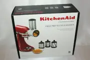 NEW! KitchenAid Fresh Prep Slicer/Shredder Stand Mixer Attachment 6 Piece Set