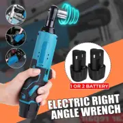 12V CORDLESS Electric Ratchet Wrench Right Angle Wrench Impact Power Tool