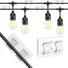 10Pcs Strong Sticky Seamless Adhesive Hook String Lights Clips Indoor Outdoor