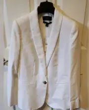 New With Tags J Crew White Blazer Jacket Size 0. Paid $190 With Taxes