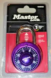 Master Lock Combination Lock 1530DCM (Purple) ~ ALL NEW!!!
