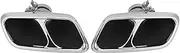 Brilluxa Exhaust Tips, Dual Tail Pipes Compatible with Sport L494 SVR 2013-2022, Muffler End Trim Tips, Stainless Steel Exhaust Outlet