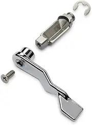 Chute Door Thumb Trigger Handle - for Both Bottom and Side Hinged Trash and Laundry Stainless Steel Intake Doors. Perfect Parts for Wilkinson and Other Manufactured Hardware Companies. (Chrome)
