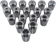 Labymos 18Pcs Spring Collets Set Precise ER32 Collet Chucks Set for CNC Engraving Machine Milling Lathe Tool Holder