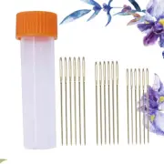 18 Pcs Big Eye Stitching Embroidery Beading Large Hole Hand Large Hole Sewing