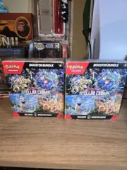 Pokemon TCG Stellar Crown Booster Bundle Factory Sealed X2