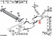 Genuine BMW Alpina B7 B7L F01 F02 ALPINA B7 Oil Cooling Pipe Inlet 17227977711