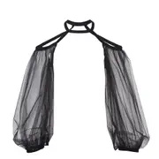 [Noir Kei Ninomiya] Nylon Tulle Cotton Ponte Glove